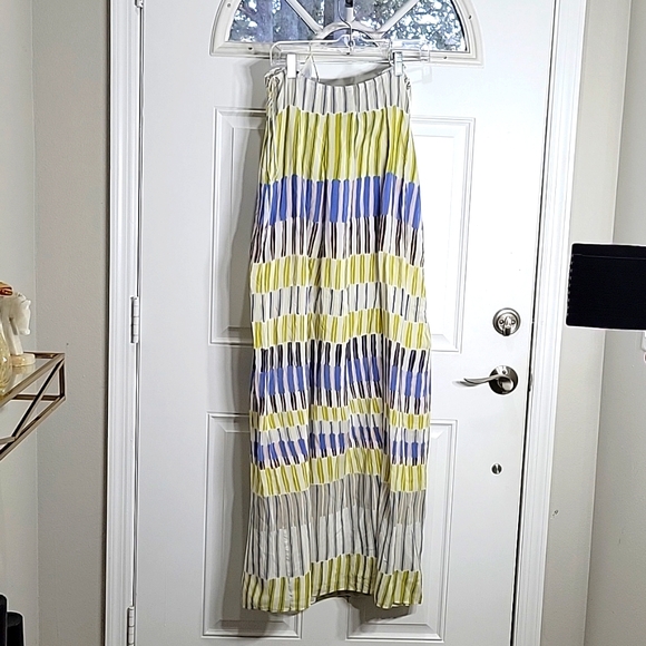 Massimo Dutti Silk Flowy Maxi Dress Size 6 - Picture 7 of 10